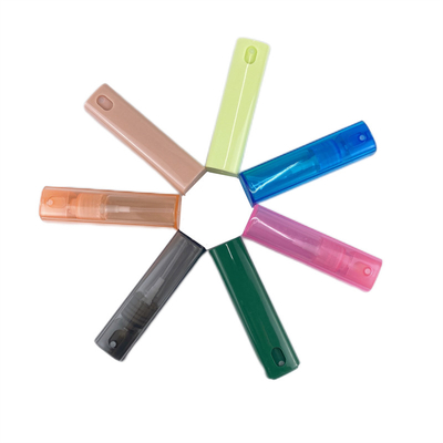 10ML de vierkante van de de Spuitbus Plastic Fijne Mist van de Parfumpomp Kleurrijke Flessen Mini Pocket
